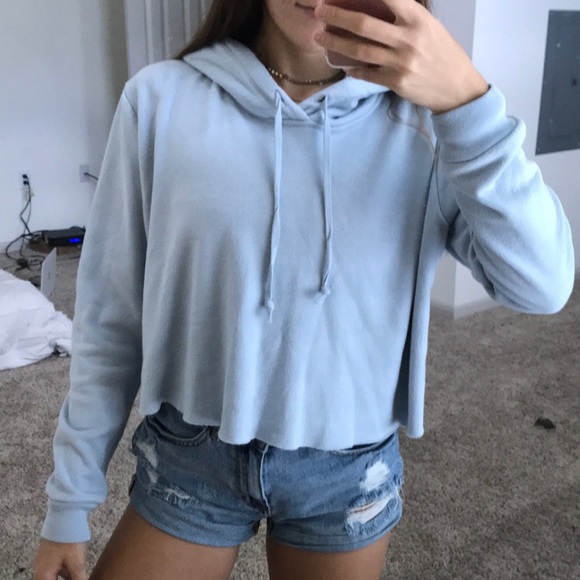 Brandy Melville Sweaters - EXTREMELY soft and warm brandy cropped hoodie